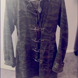Long camo jacket